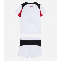 Camiseta AC Milan Segunda Equipación Replica 2025-26 para niños mangas cortas (+ Pantalones cortos)